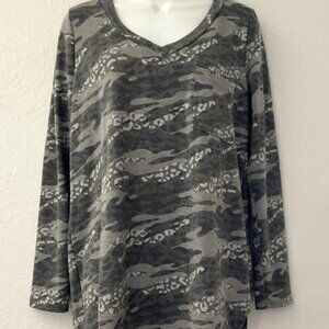 SEW IN LOVE CAMOUFLAGE TOP